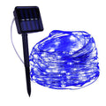 Ghirlanda solara, LED, 1200mAh, IP65, RGB/Alb, 5M