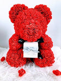 Ursulet cu trandafiri din spuma, 30 cm