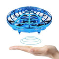 Mini drona UFO cu lumina LED, controlare prin gesturile mainii, rotatie 360