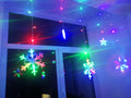 Lumini de Crăciun - Fulgi de zăpadă - Lungime 270cm (Multicolori)
