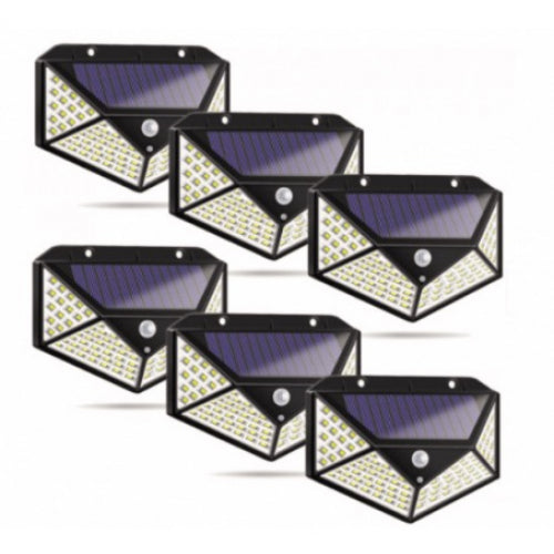 Set 6 Lampi Solare 100 LED cu senzor de miscare