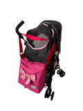 Carucior sport, ultra usor, cu geanta, husa de ploaie si insecte, Fairland Lite 4612, roz