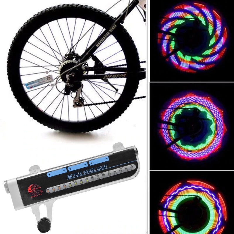 Lumini Spite Bicicleta, LED Multicolor cu 30 moduri iluminare, senzor lumina si miscare