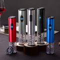Set accesorii pentru vin cu tirbuson electric, 4 piese