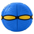Minge interactiva zburatoare Flat Ball Disc, albastru 1+1