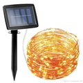 Ghirlanda solara, LED, 1200mAh, IP65, RGB/Alb, 5M