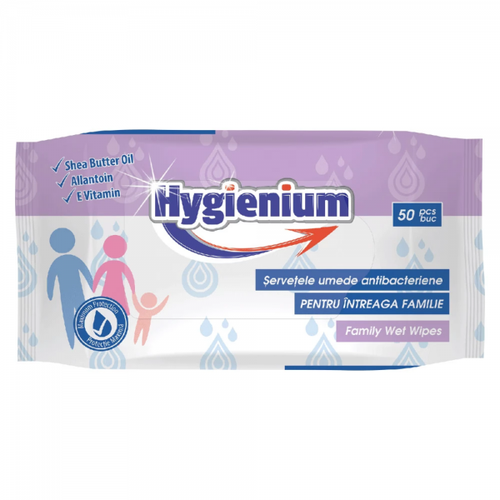 Servetele umede antibacteriene Hygienium 50 buc/set